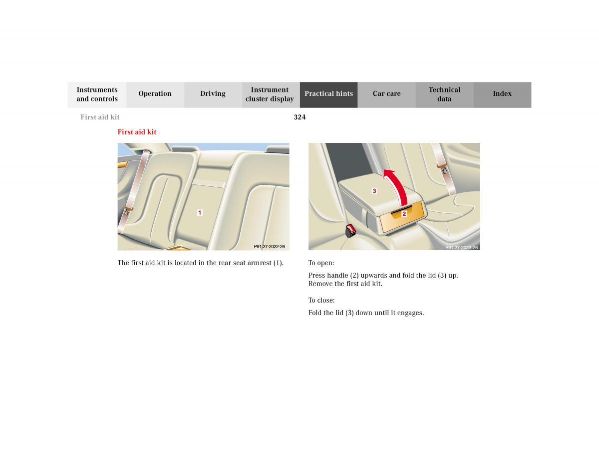 Mercedes Benz CL C215 2000 owners manual / page 330