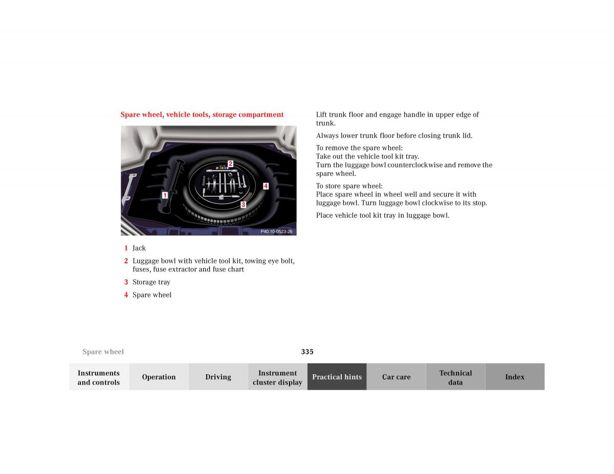 Mercedes Benz CL C215 2000 owners manual / page 341