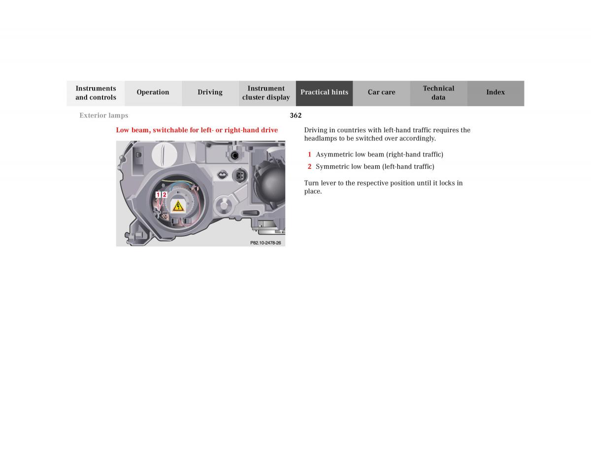 Mercedes Benz CL C215 2000 owners manual / page 368