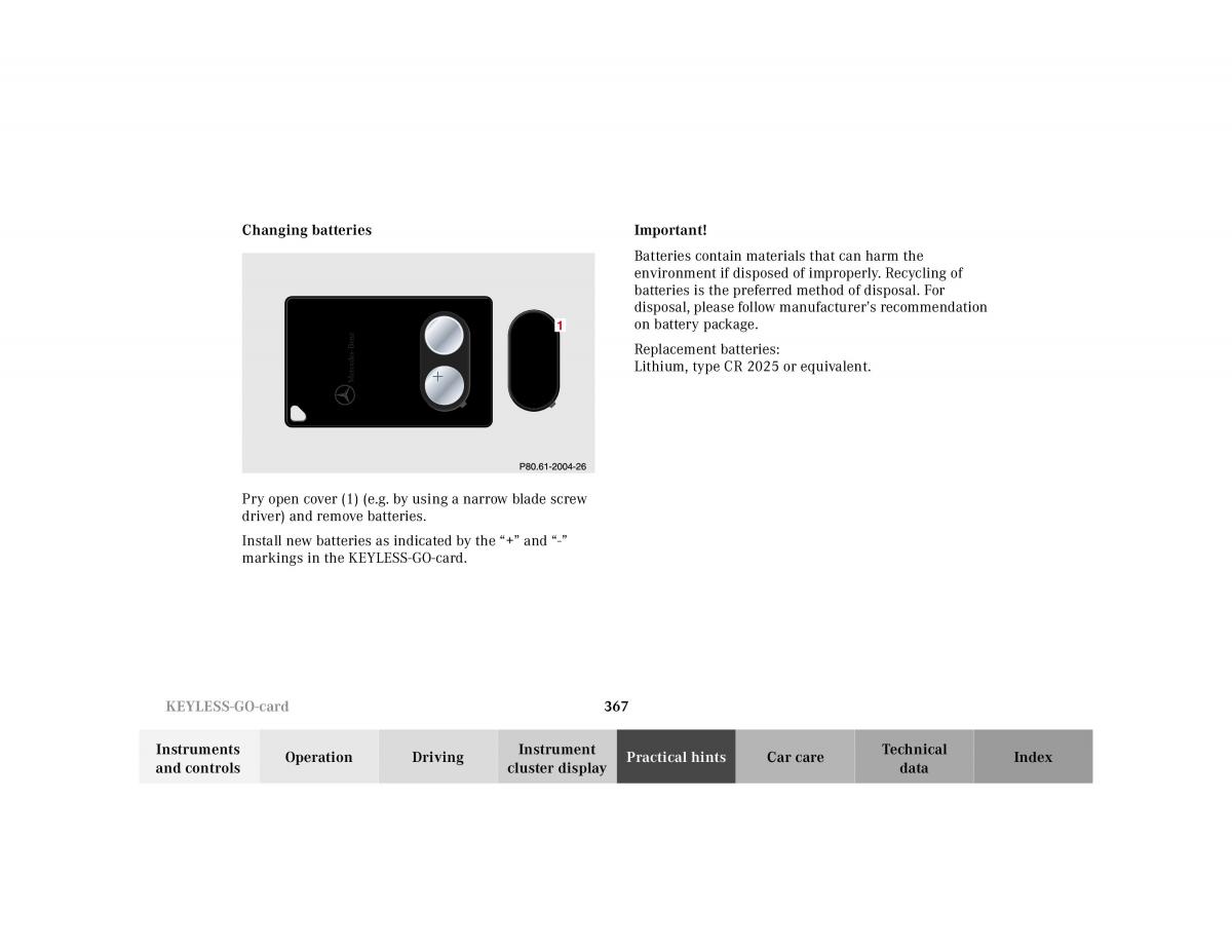 Mercedes Benz CL C215 2000 owners manual / page 373