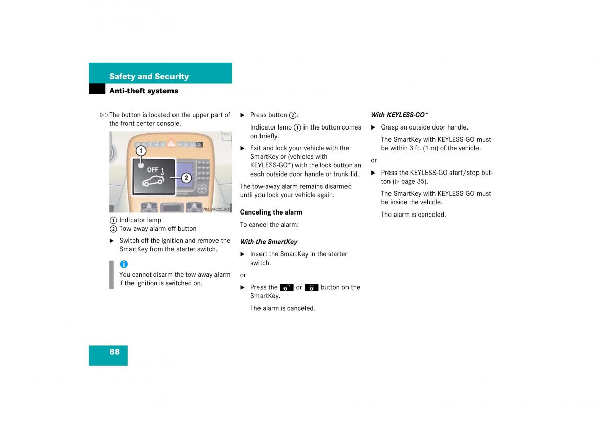 Mercedes Benz CL C215 2006 owners manual / page 89