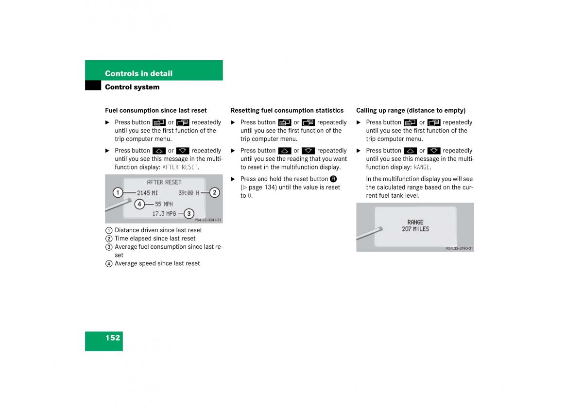 Mercedes Benz CL C215 2006 owners manual / page 153