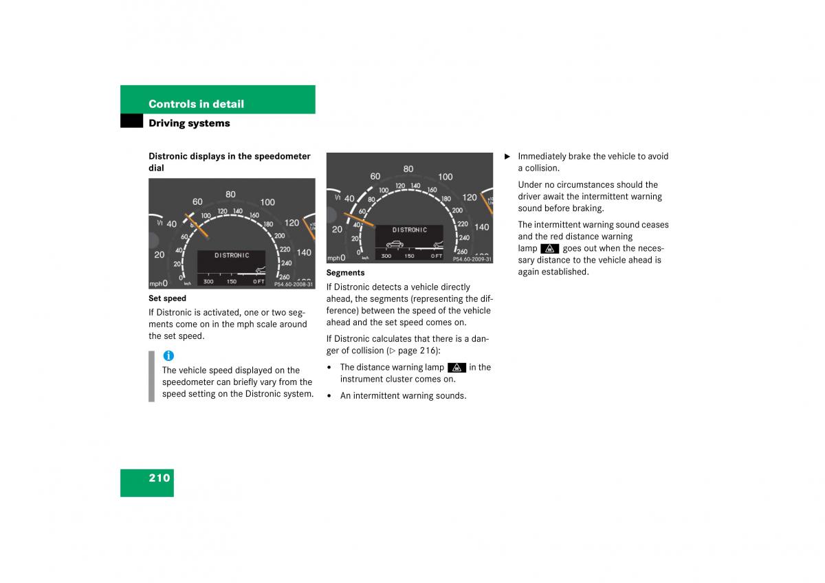 Mercedes Benz CL C215 2006 owners manual / page 211