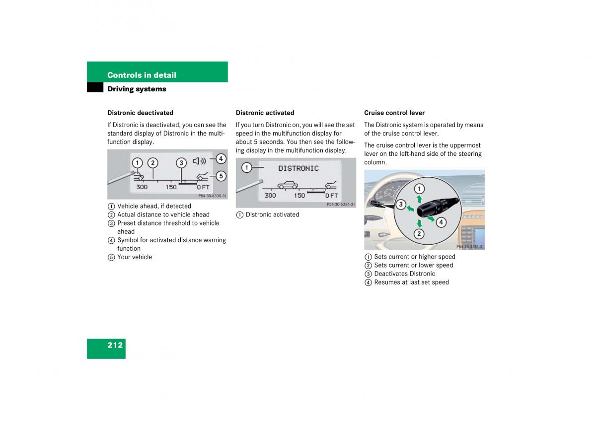 Mercedes Benz CL C215 2006 owners manual / page 213