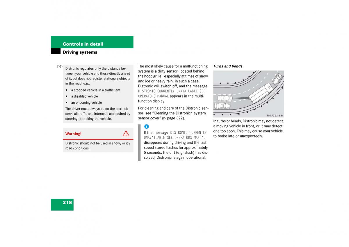 Mercedes Benz CL C215 2006 owners manual / page 219