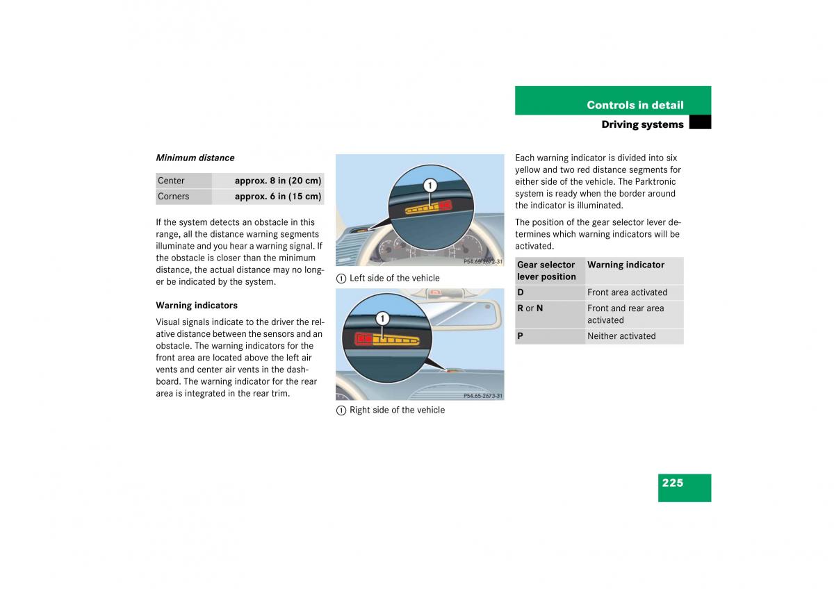 Mercedes Benz CL C215 2006 owners manual / page 226