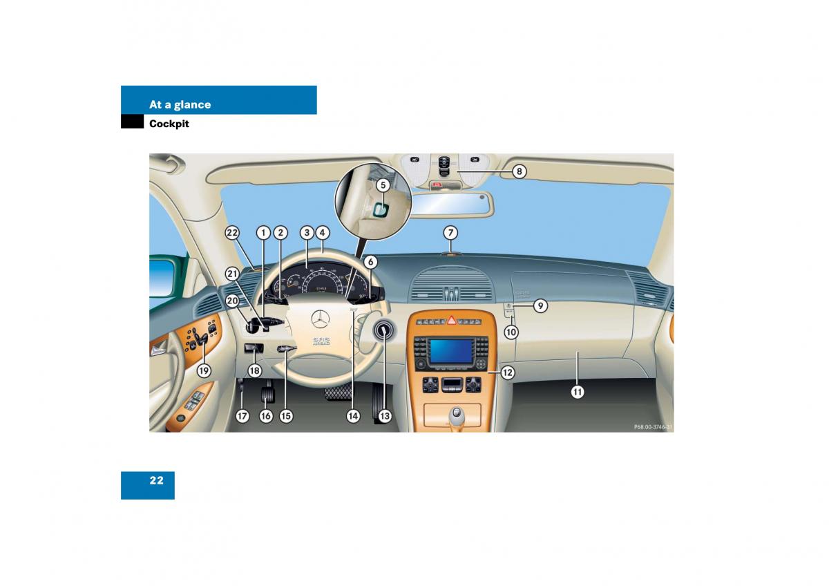 Mercedes Benz CL C215 2006 owners manual / page 23