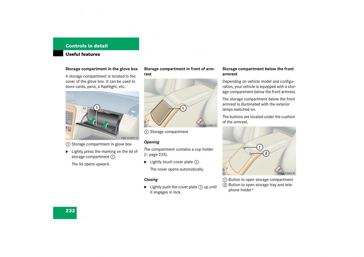 Mercedes Benz CL C215 2006 owners manual / page 233