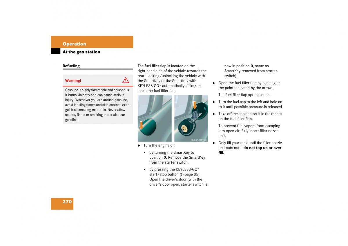 Mercedes Benz CL C215 2006 owners manual / page 271