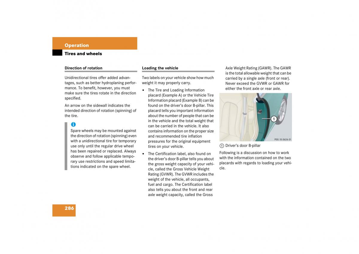 Mercedes Benz CL C215 2006 owners manual / page 287