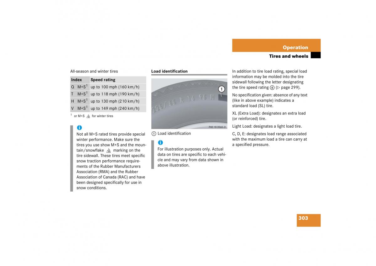 Mercedes Benz CL C215 2006 owners manual / page 304