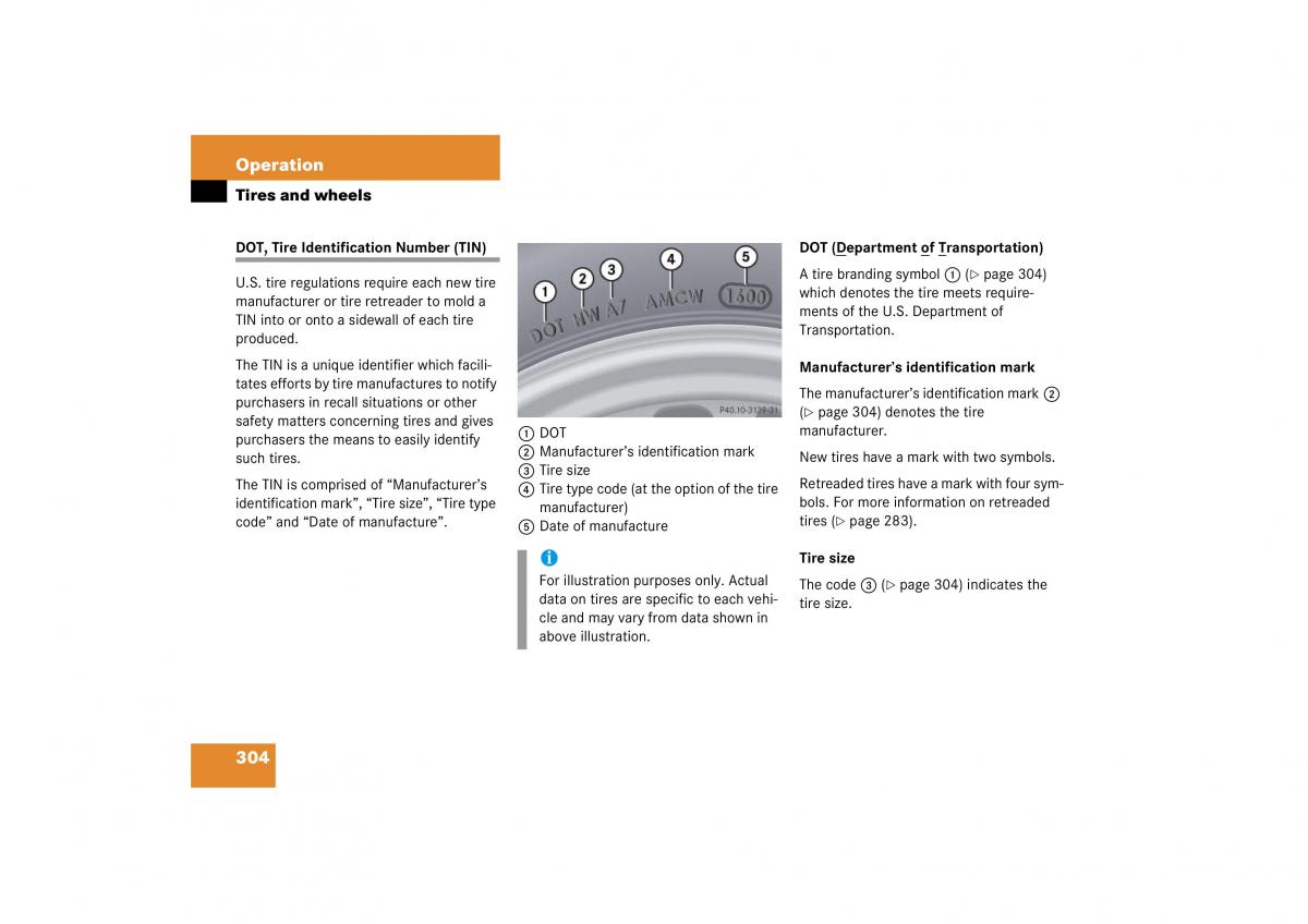 Mercedes Benz CL C215 2006 owners manual / page 305