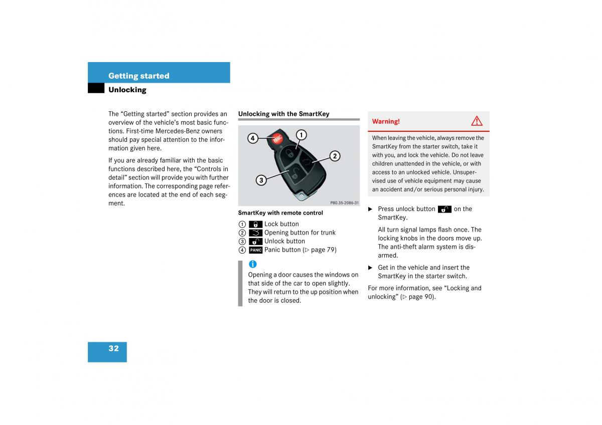 Mercedes Benz CL C215 2006 owners manual / page 33