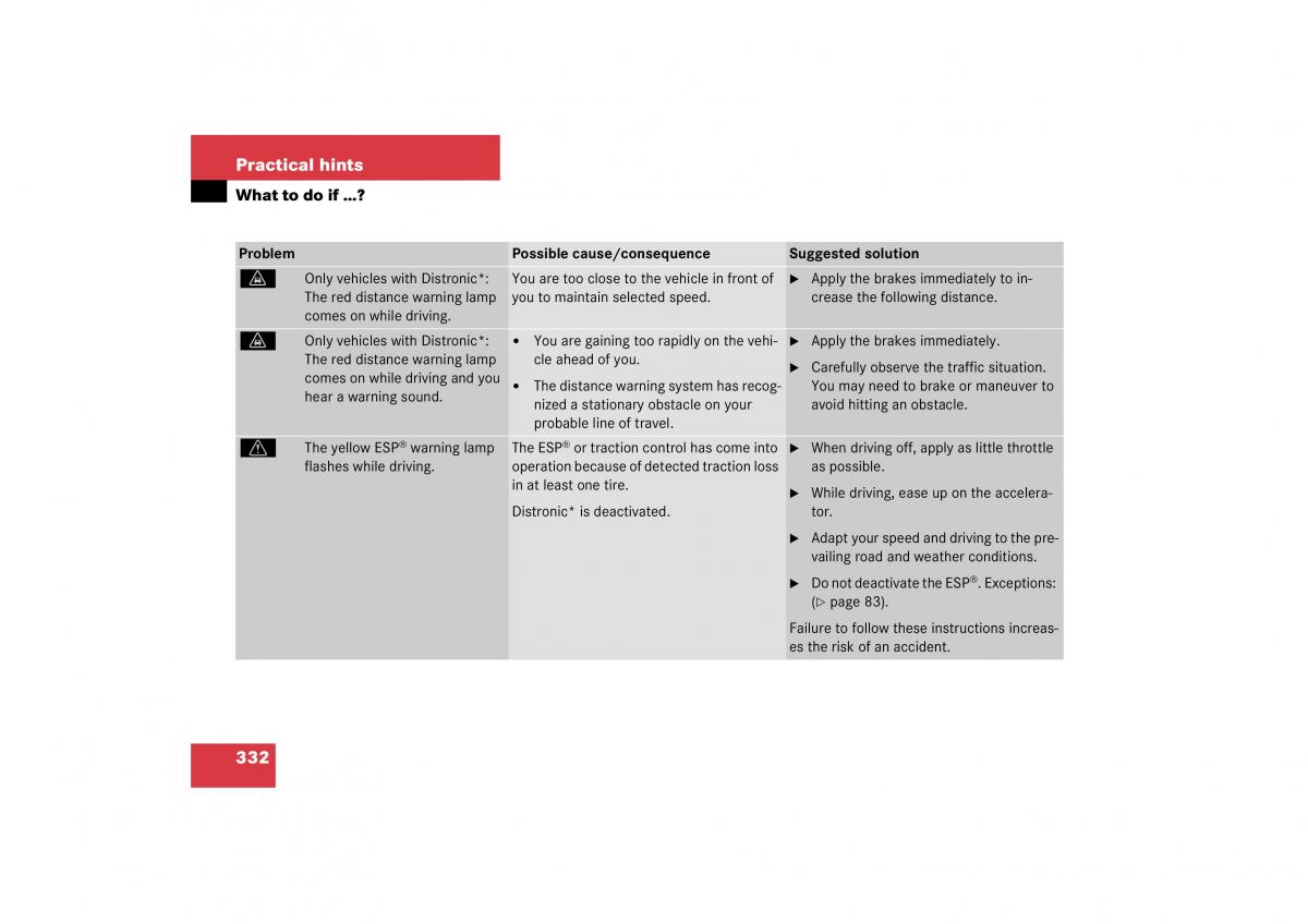 Mercedes Benz CL C215 2006 owners manual / page 333