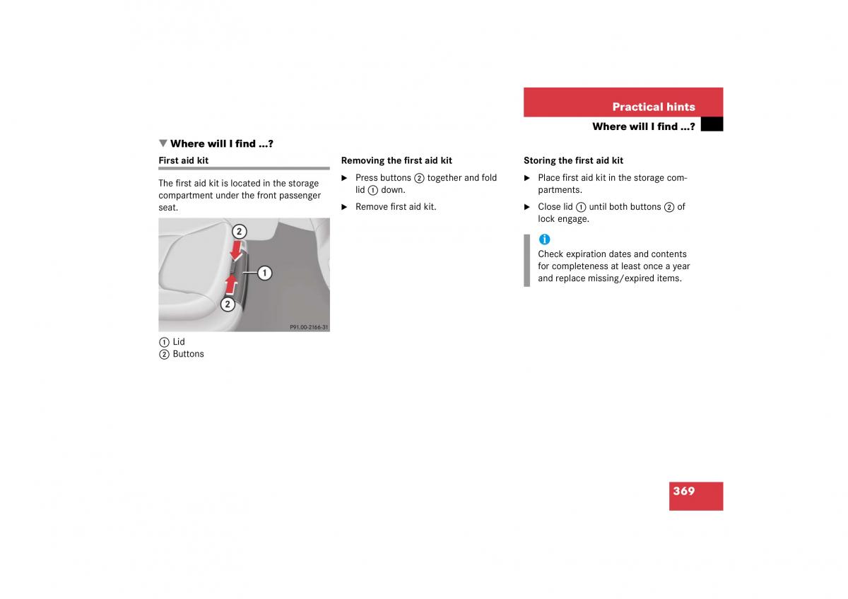 Mercedes Benz CL C215 2006 owners manual / page 370