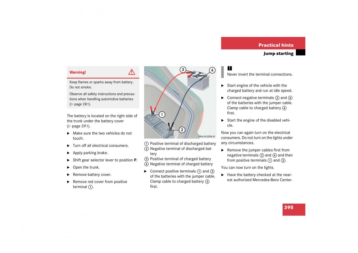 Mercedes Benz CL C215 2006 owners manual / page 396