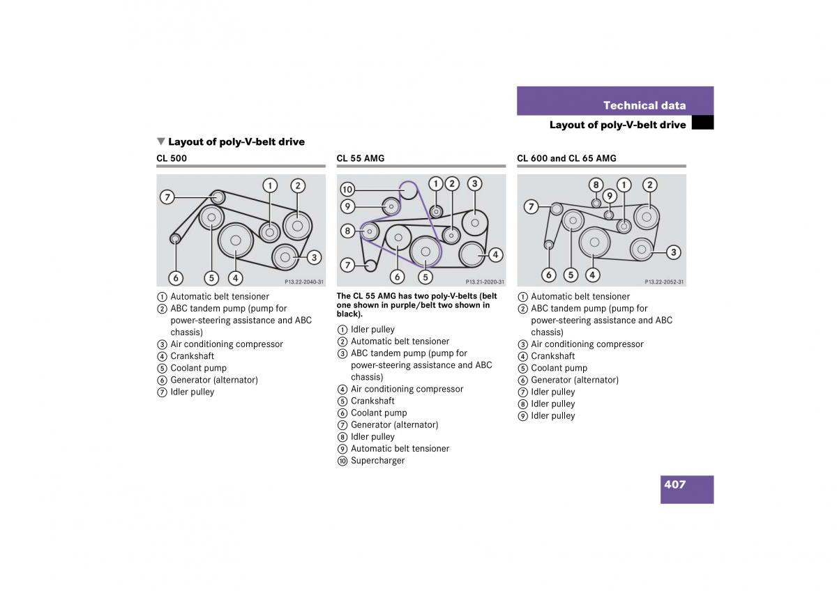 Mercedes Benz CL C215 2006 owners manual / page 408