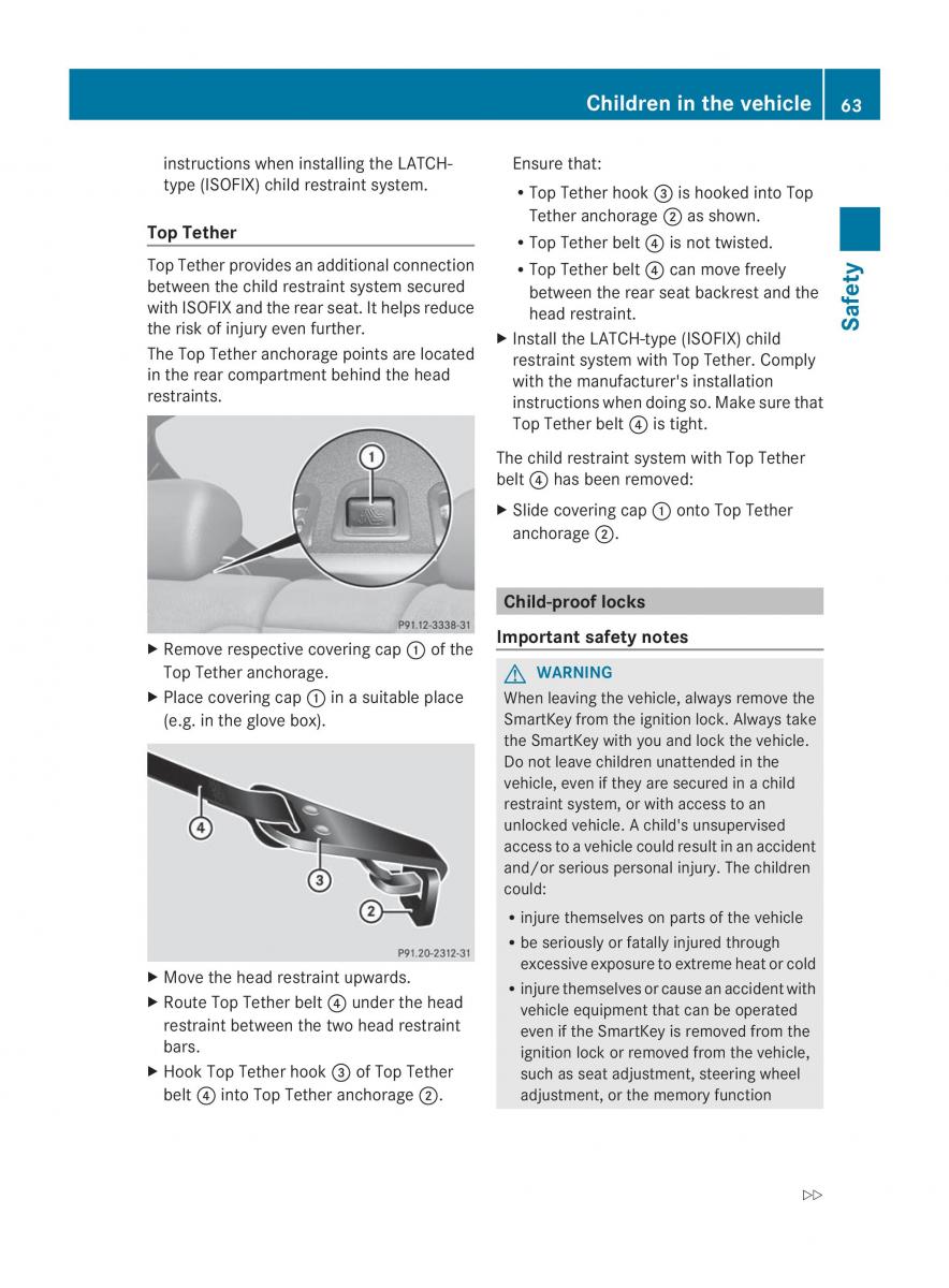 Mercedes Benz CL C216 2014 owners manual / page 65