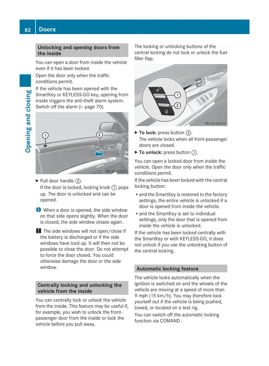 Mercedes Benz CL C216 2014 owners manual / page 84