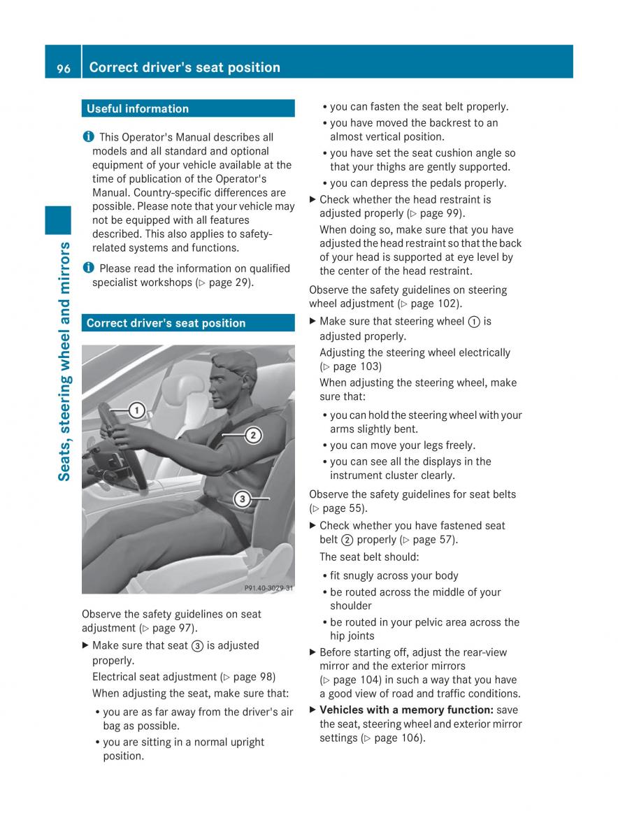 Mercedes Benz CL C216 2014 owners manual / page 98