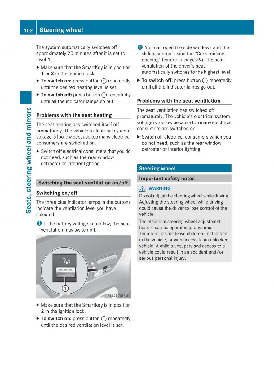 Mercedes Benz CL C216 2014 owners manual / page 104