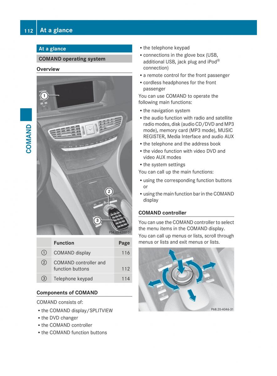 Mercedes Benz CL C216 2014 owners manual / page 114