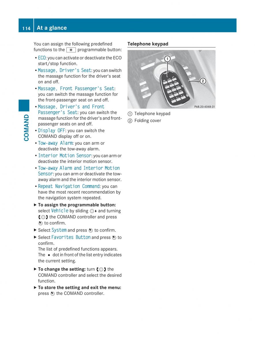 Mercedes Benz CL C216 2014 owners manual / page 116