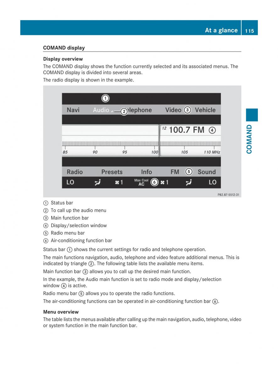 Mercedes Benz CL C216 2014 owners manual / page 117