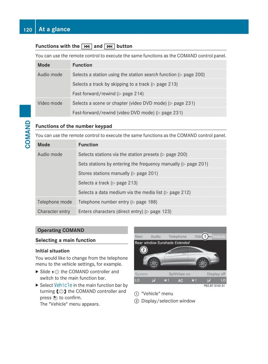 Mercedes Benz CL C216 2014 owners manual / page 122