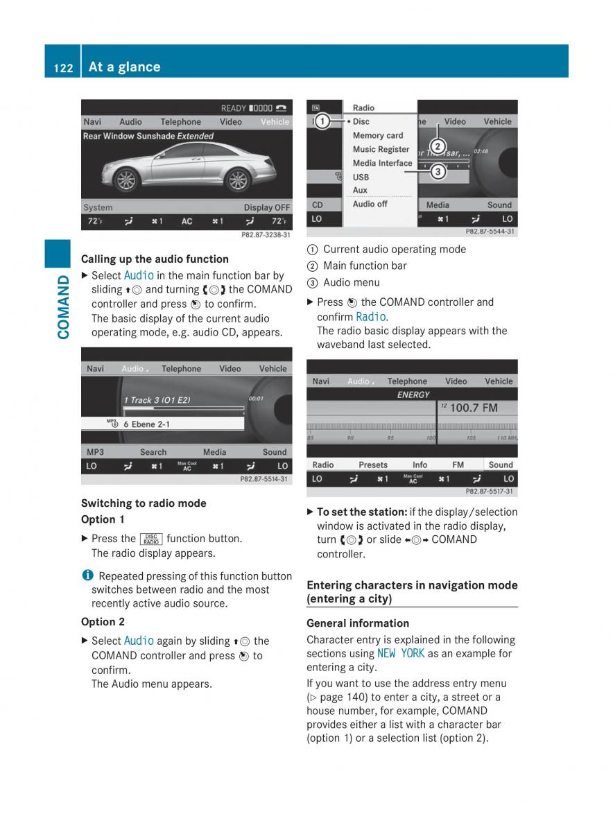 Mercedes Benz CL C216 2014 owners manual / page 124