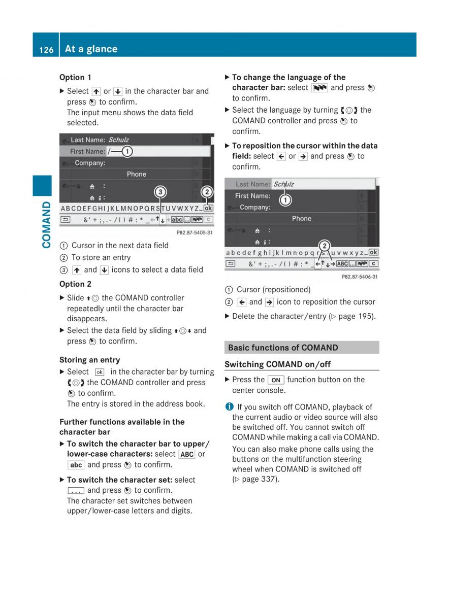 Mercedes Benz CL C216 2014 owners manual / page 128