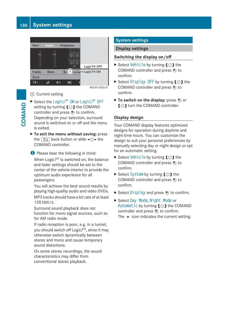 Mercedes Benz CL C216 2014 owners manual / page 132