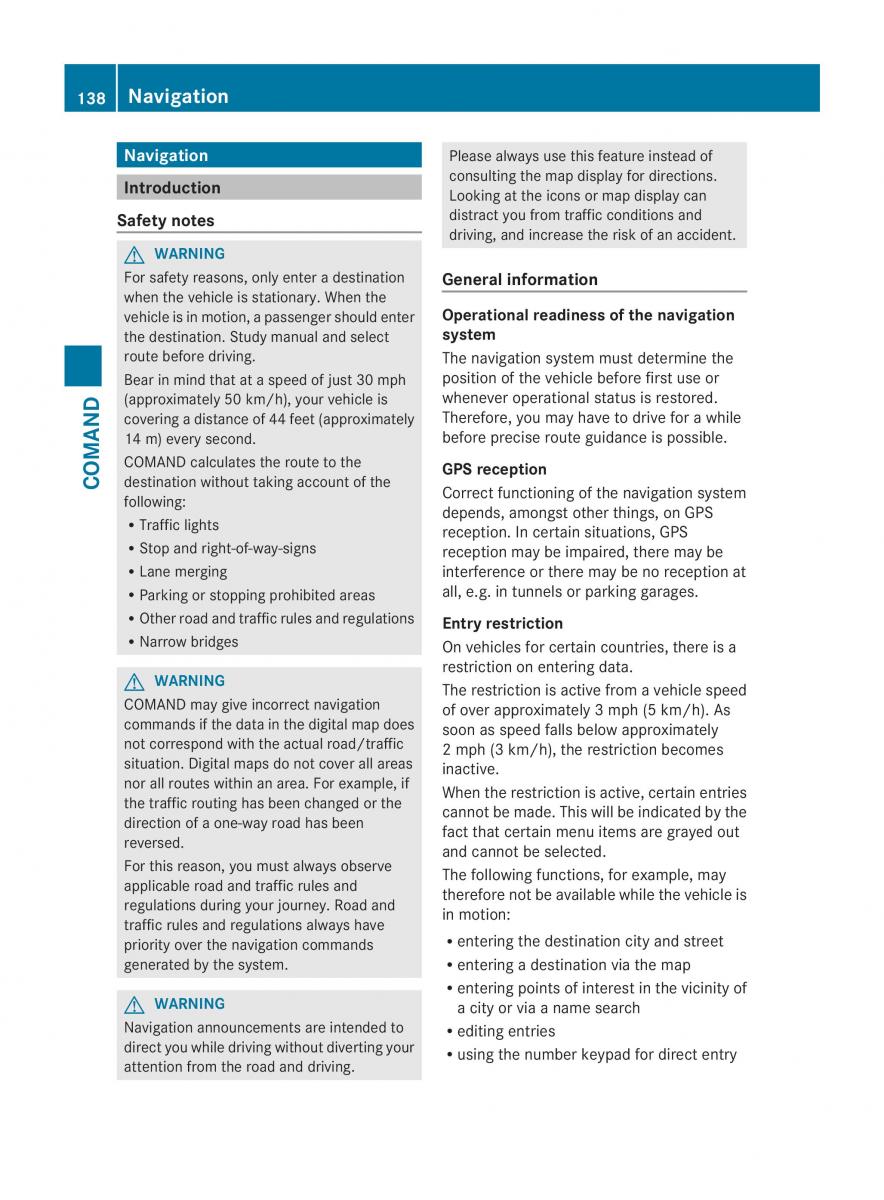 Mercedes Benz CL C216 2014 owners manual / page 140