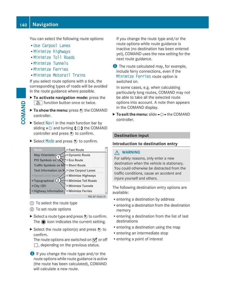 Mercedes Benz CL C216 2014 owners manual / page 142