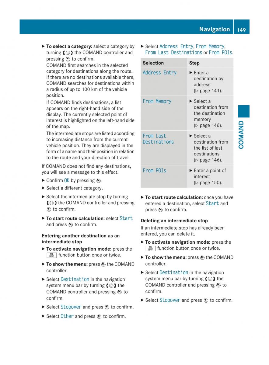 Mercedes Benz CL C216 2014 owners manual / page 151