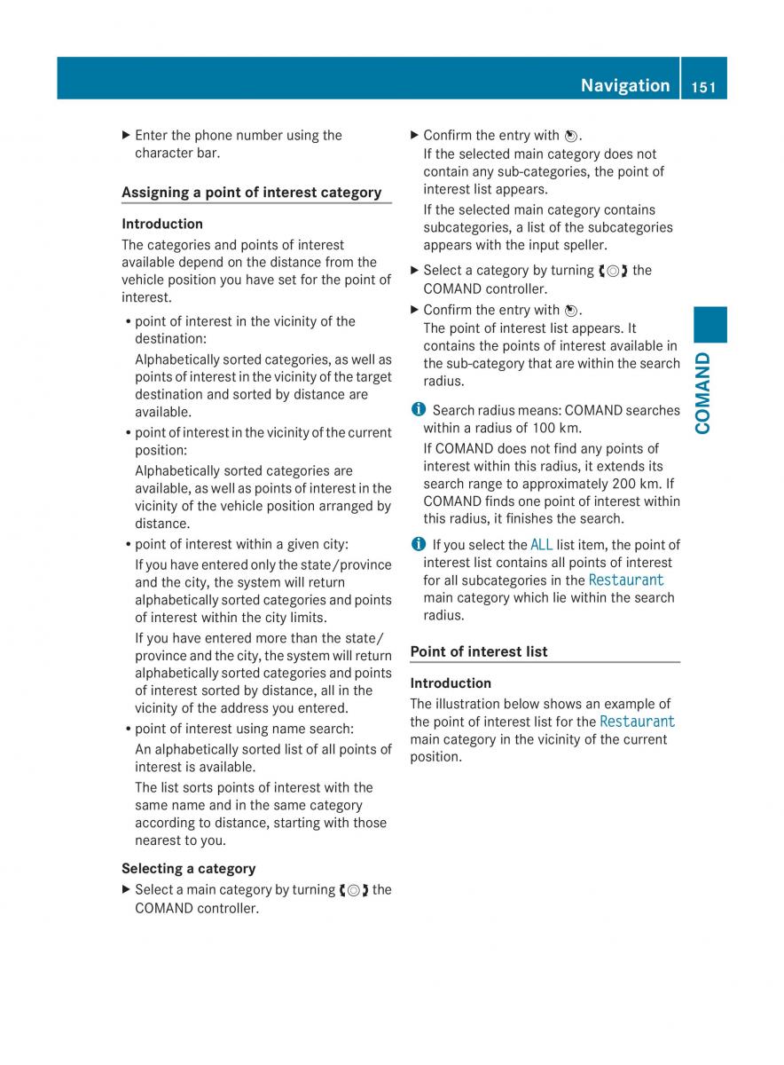 Mercedes Benz CL C216 2014 owners manual / page 153