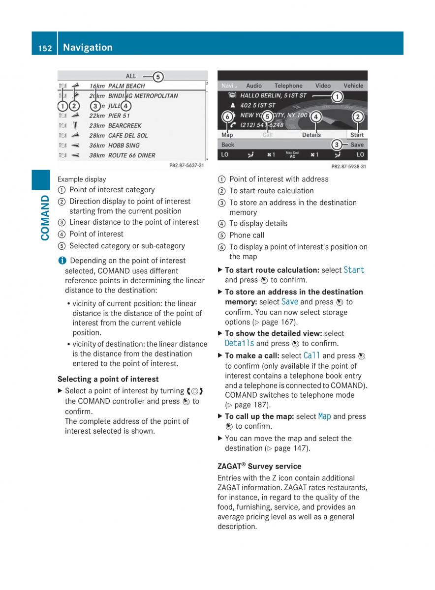 Mercedes Benz CL C216 2014 owners manual / page 154