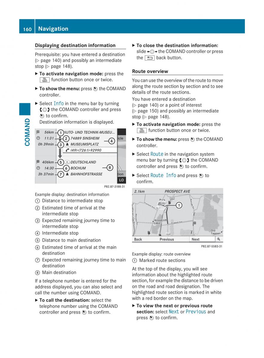 Mercedes Benz CL C216 2014 owners manual / page 162