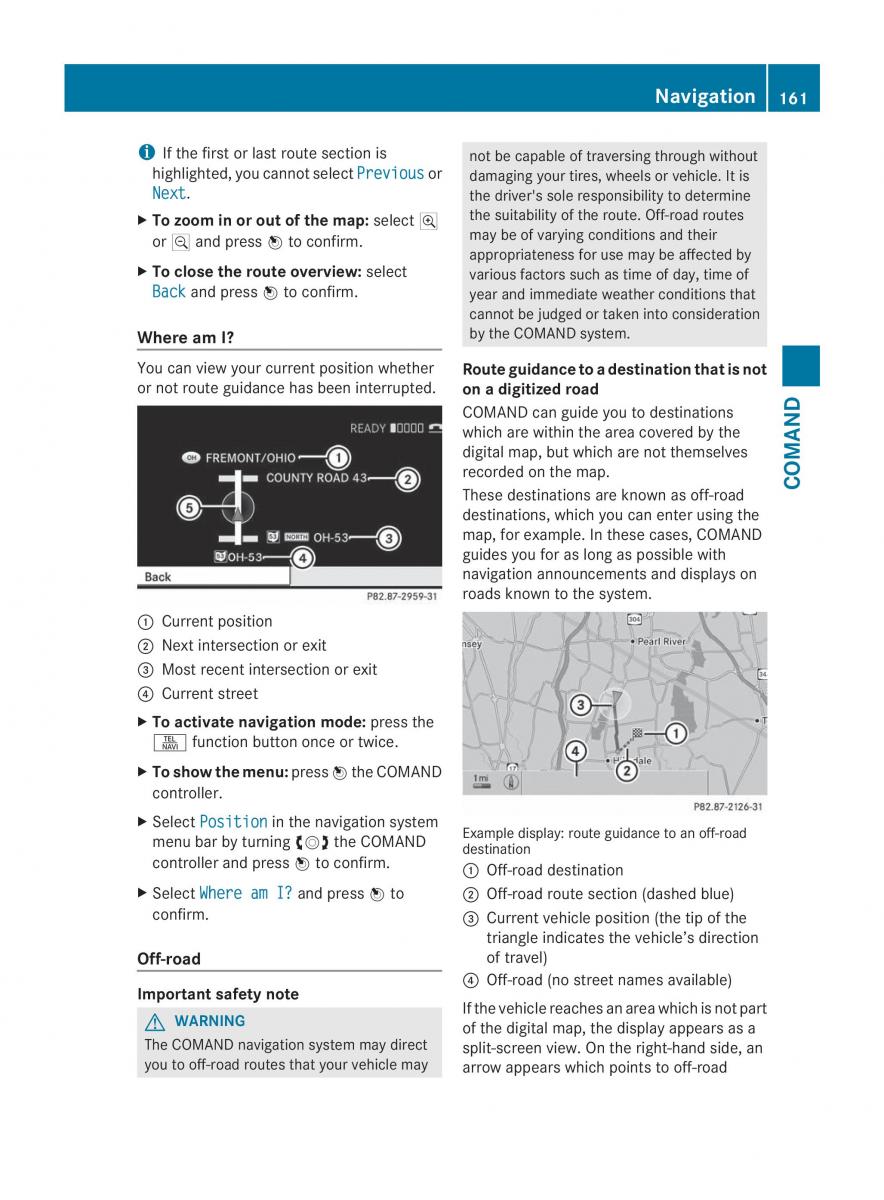 Mercedes Benz CL C216 2014 owners manual / page 163