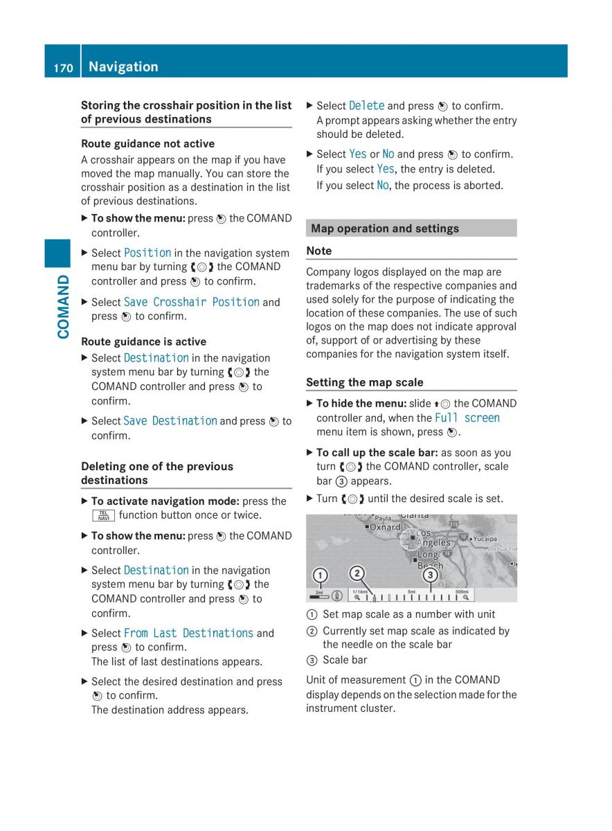 Mercedes Benz CL C216 2014 owners manual / page 172