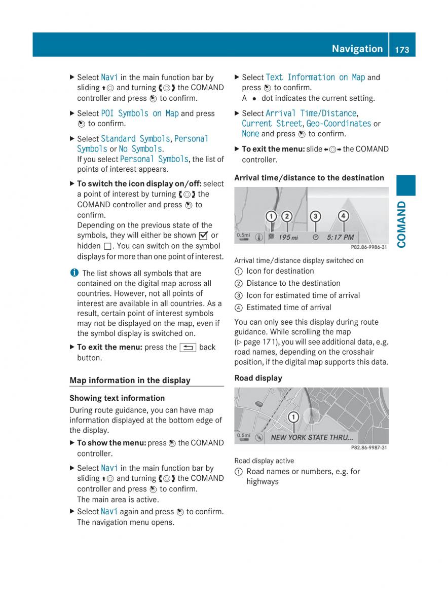 Mercedes Benz CL C216 2014 owners manual / page 175