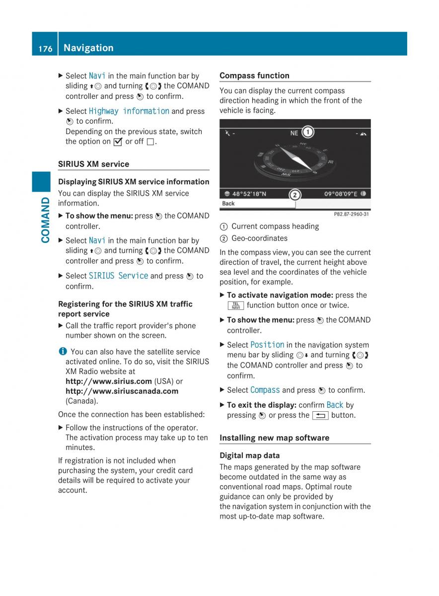 Mercedes Benz CL C216 2014 owners manual / page 178