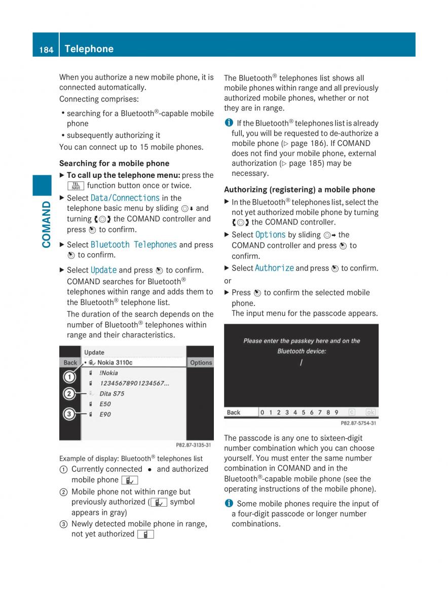 Mercedes Benz CL C216 2014 owners manual / page 186