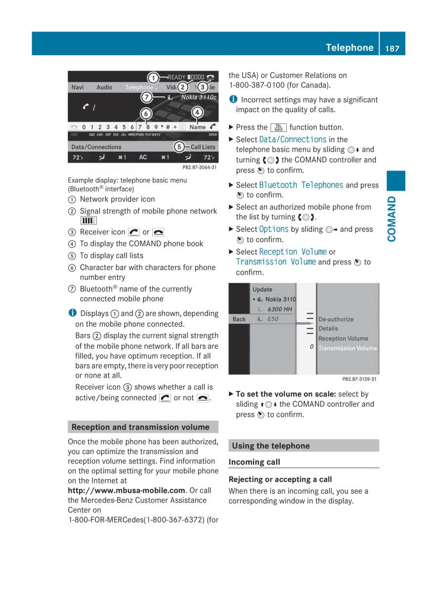 Mercedes Benz CL C216 2014 owners manual / page 189