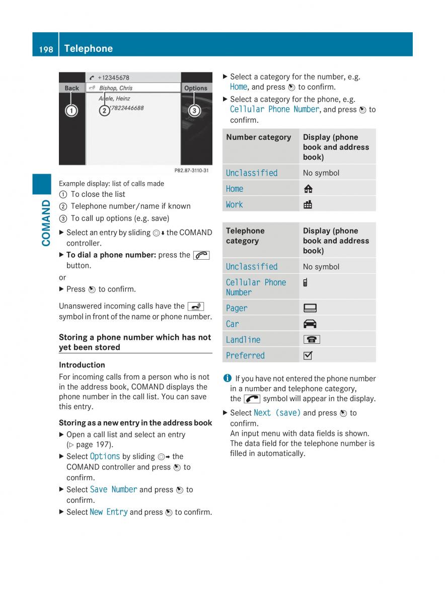 Mercedes Benz CL C216 2014 owners manual / page 200