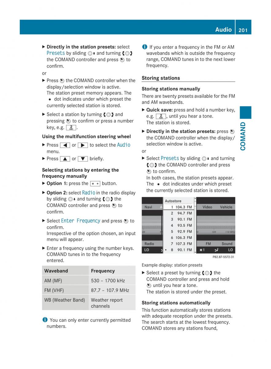 Mercedes Benz CL C216 2014 owners manual / page 203