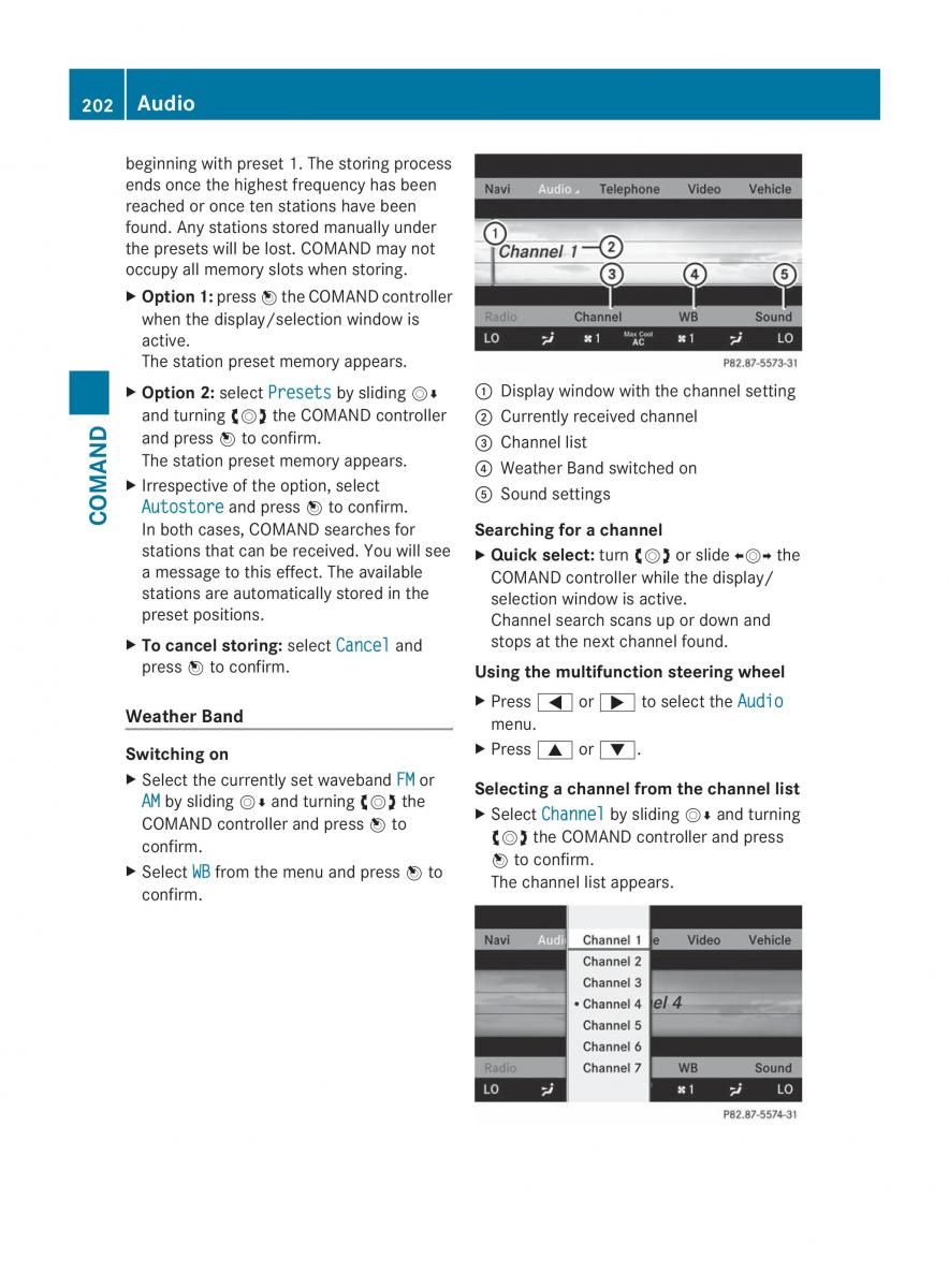 Mercedes Benz CL C216 2014 owners manual / page 204