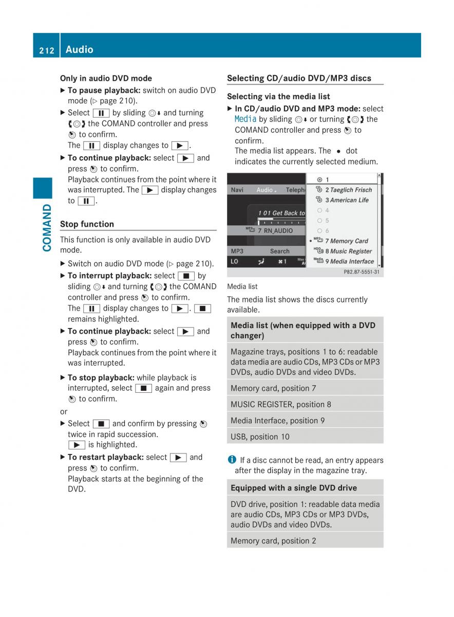 Mercedes Benz CL C216 2014 owners manual / page 214