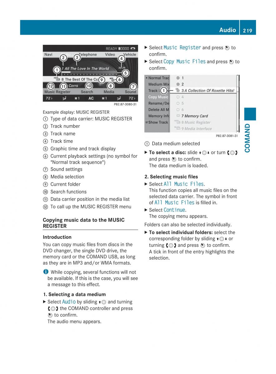 Mercedes Benz CL C216 2014 owners manual / page 221