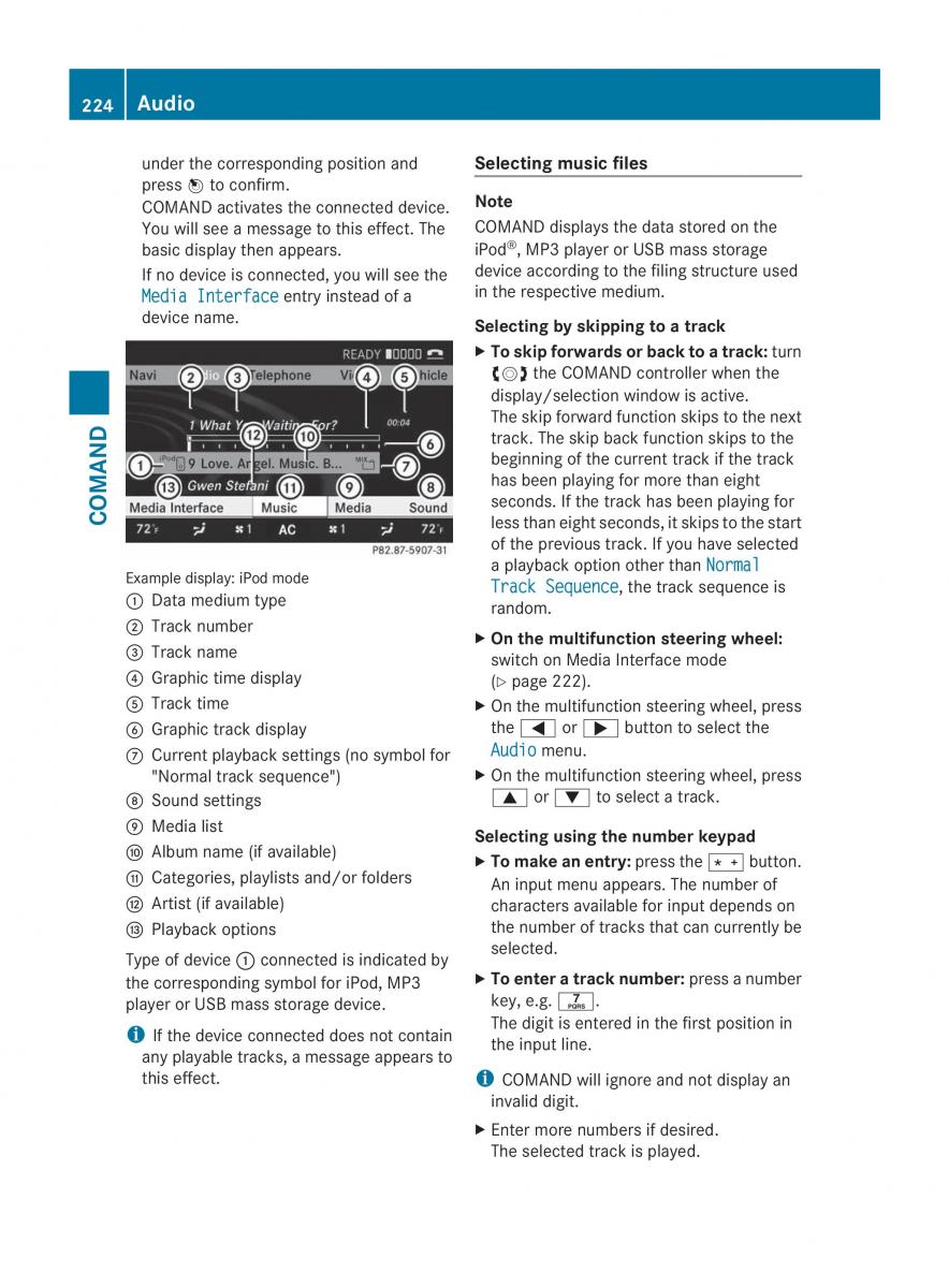 Mercedes Benz CL C216 2014 owners manual / page 226